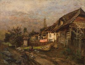 Marie Egner: Farm in spring