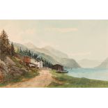 Thomas Ender: View of Lake Achensee