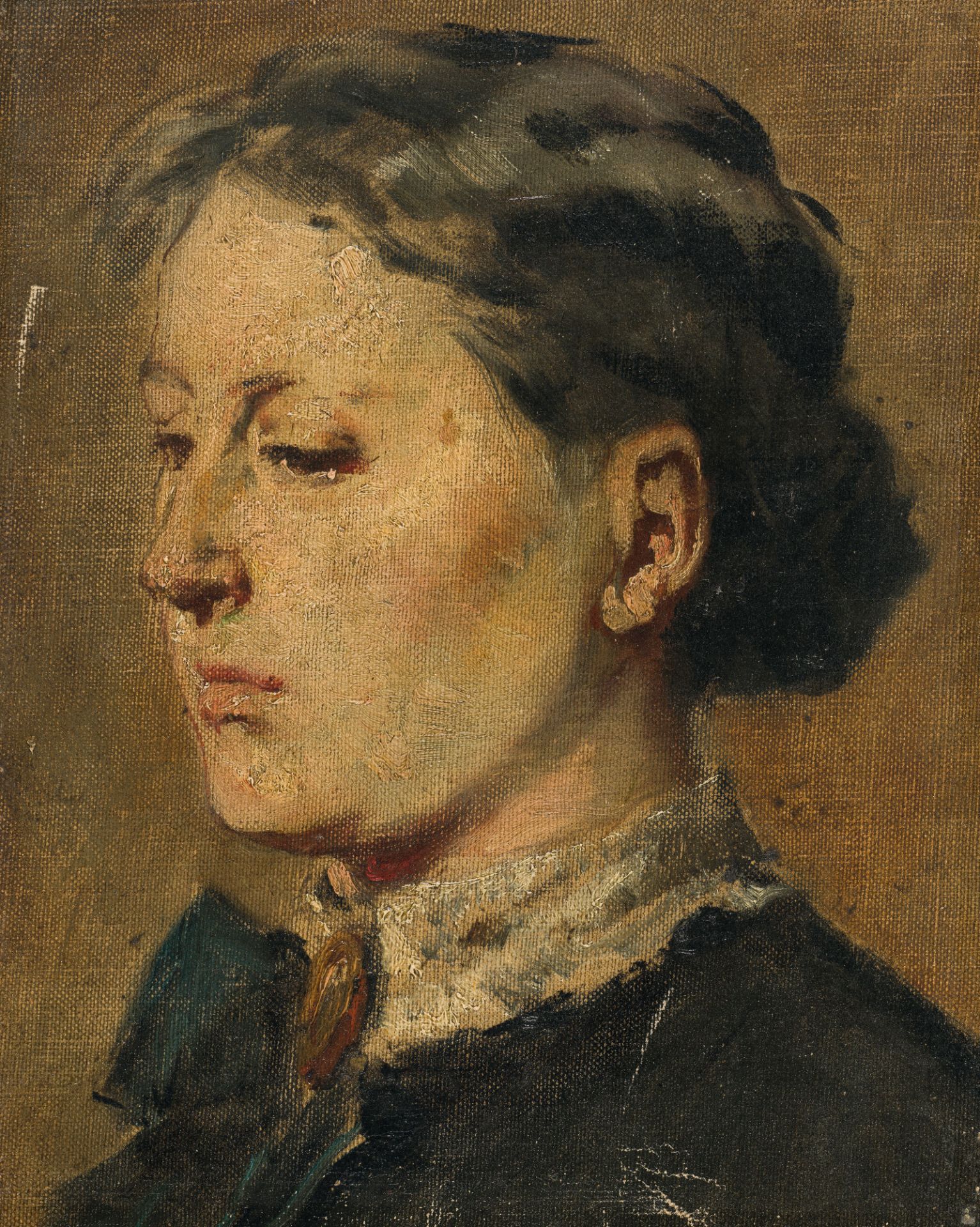 Artist of the 19th/20th century: Portrait of a woman