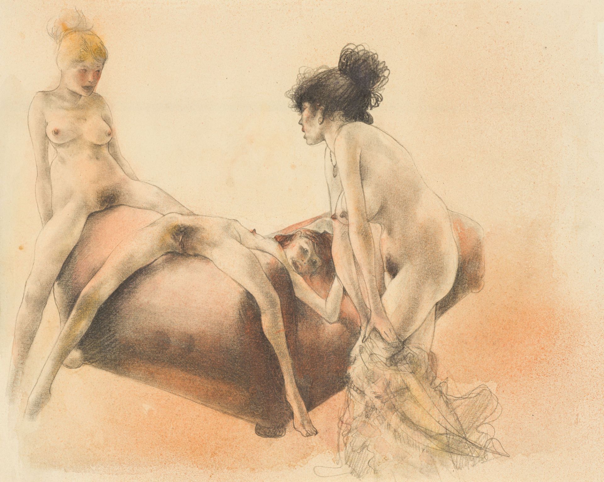 Otto Rudolf Schatz: Erotic depiction