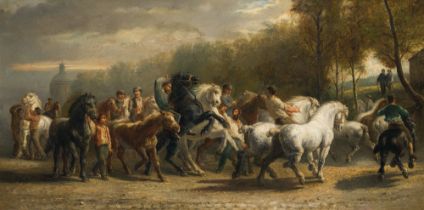 Rosa Bonheur Circle of: the horsemarket