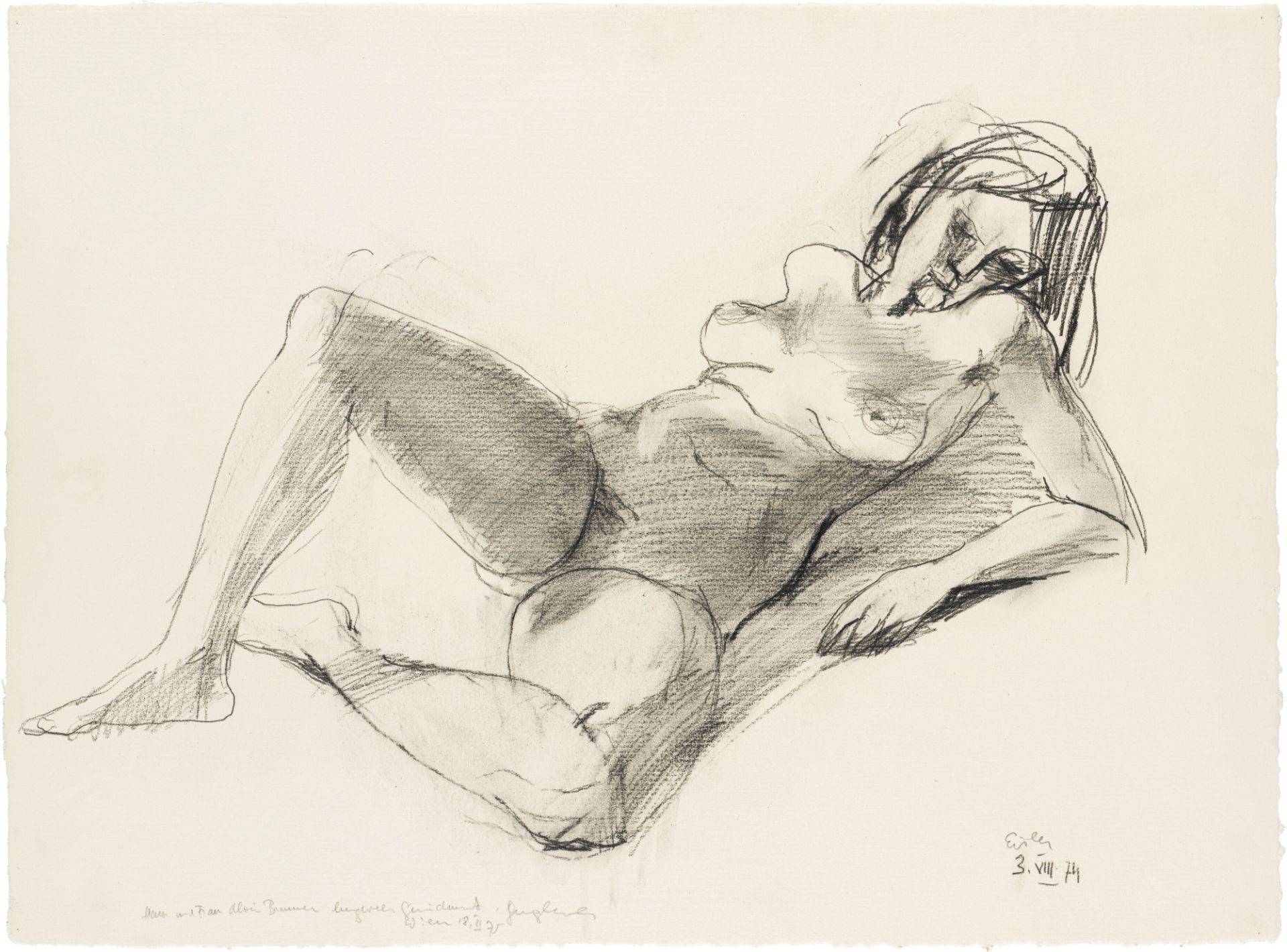 Georg Eisler: Lying nude