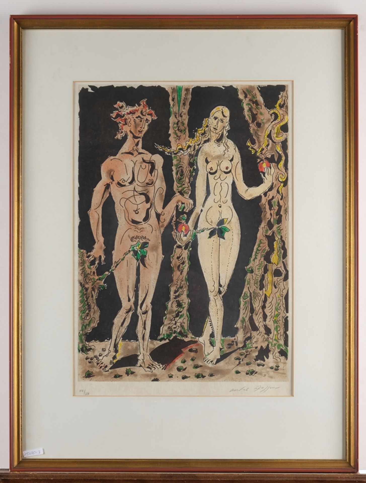Masson, André (Balagny-sur-Thérain 1896 - 1987 Paris, studied in Brussels and Paris, French painter - Image 2 of 4