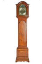 Base clock, Thomas Wagstaffe (1724 - 1802), London, 2nd half 18th century, mahogany case, clock hea