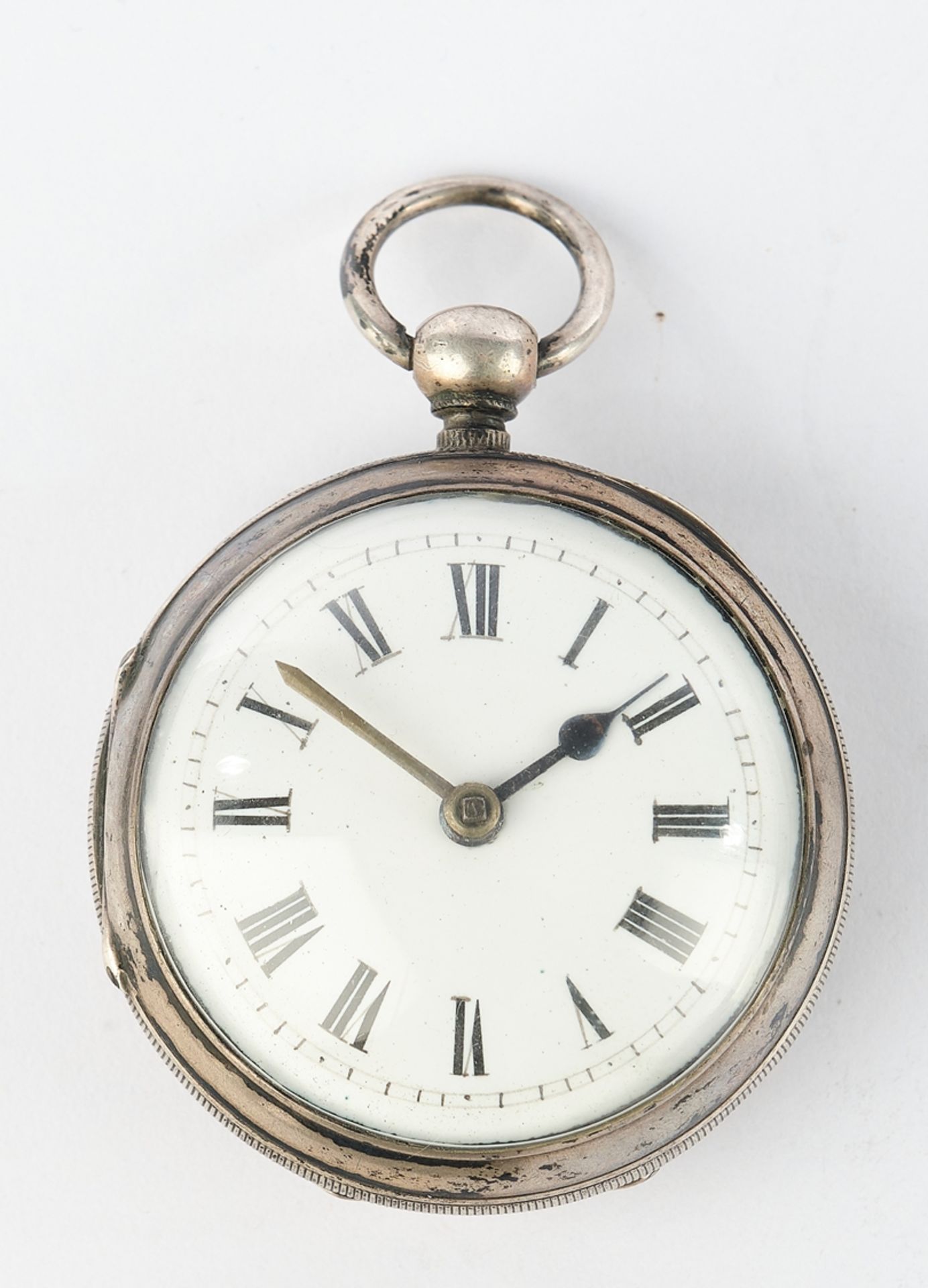 Pocket watch, Switzerland / France, 18th century, silver case, movement sign. "Tschiffely / Saine",
