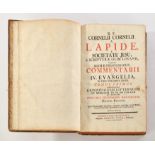 Book, Cornelius a Lapide, "Commentarii in IV. Evangelia, in duo volumina divisi. Tomus Primus, comp