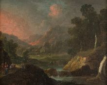 Landschaftsmaler (18. Jahrhundert), alt zugeschrieben an Pillement, Jean (1728 - 1808), 