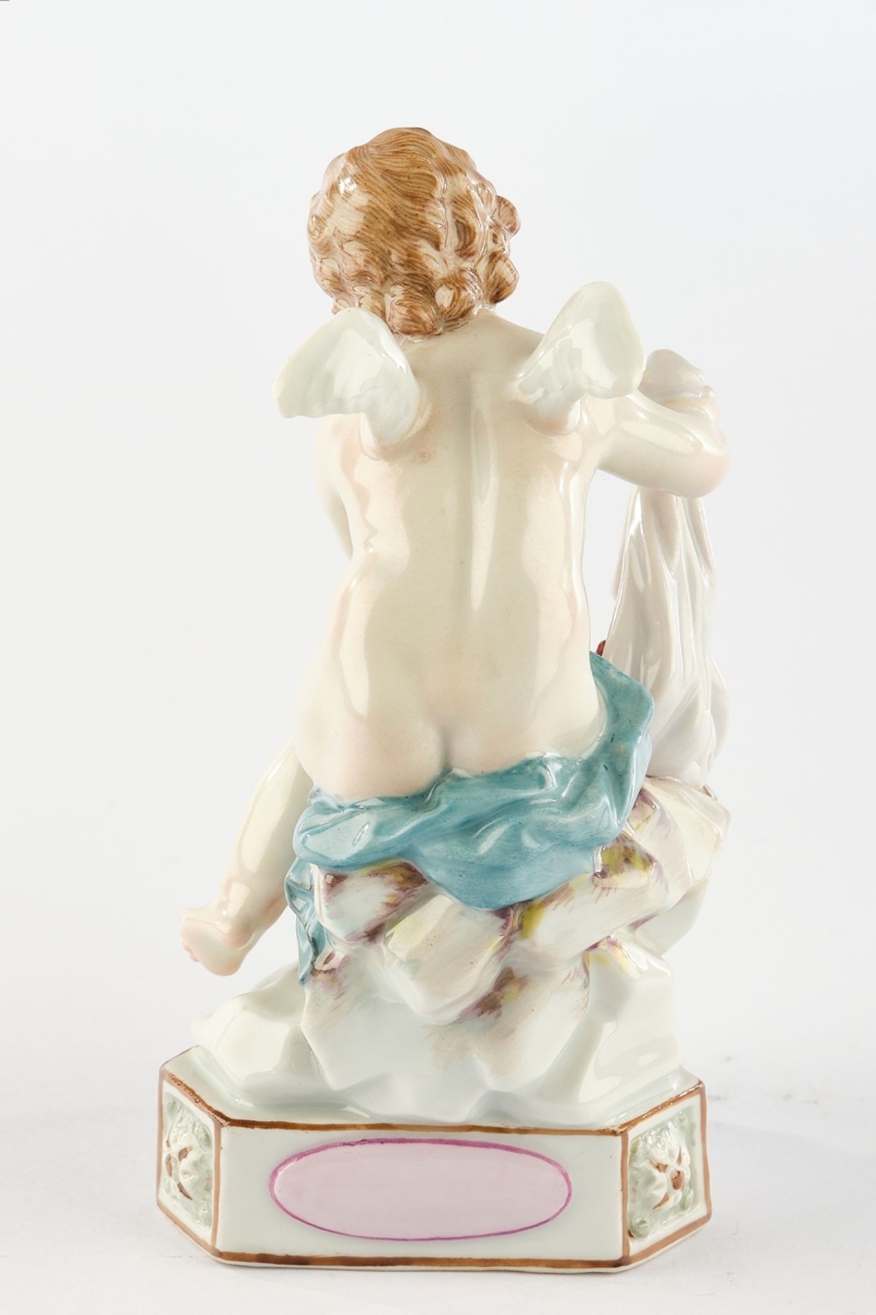 Porcelain figurine, , "Devisenkind Je découvre tout", Meissen, sword mark, 19th century, 1st choice - Image 3 of 4