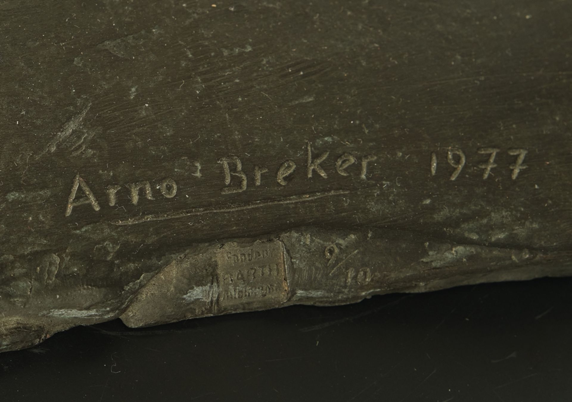 Breker, Arno (Elberfeld 1900 - 1991 Düsseldorf, Studium an der Kunstgewerbeschule Elberfeld, Bildha - Bild 5 aus 5
