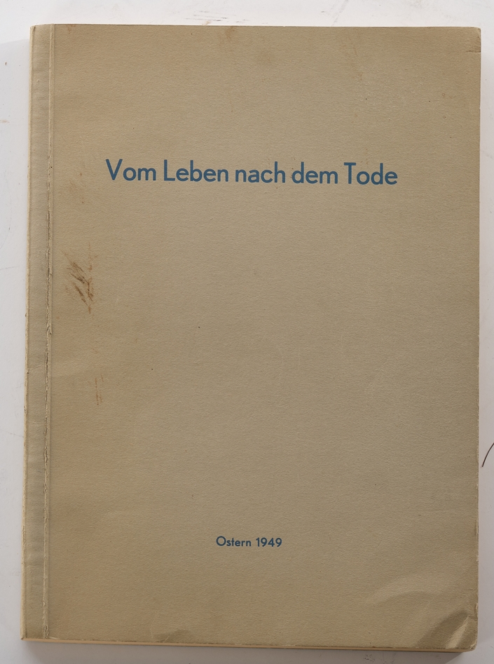 Book, Rudolf Steiner,, "Vom Leben nach dem Tode aus Zyklen und Vorträgen von 1905 bis 1925", specia