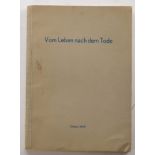 Book, Rudolf Steiner,, "Vom Leben nach dem Tode aus Zyklen und Vorträgen von 1905 bis 1925", specia