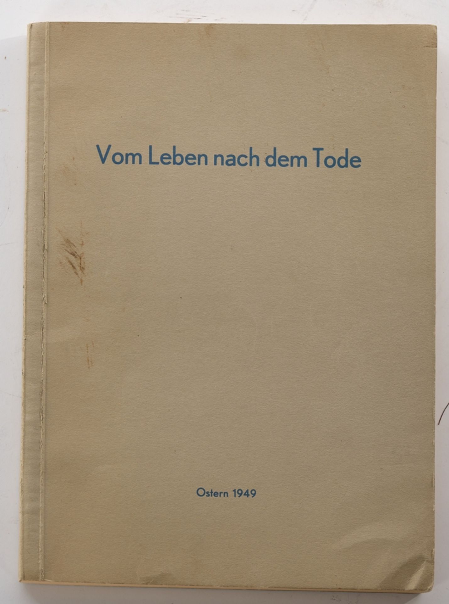 Buch, Rudolf Steiner, "Vom Leben nach dem Tode aus Zyklen und Vorträgen von 1905 bis 1925", Sondera