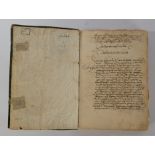 Book, Notelbuch (Austria 1654-1696),(Austria 1654-1696), copies of legal transactions in Mittersill