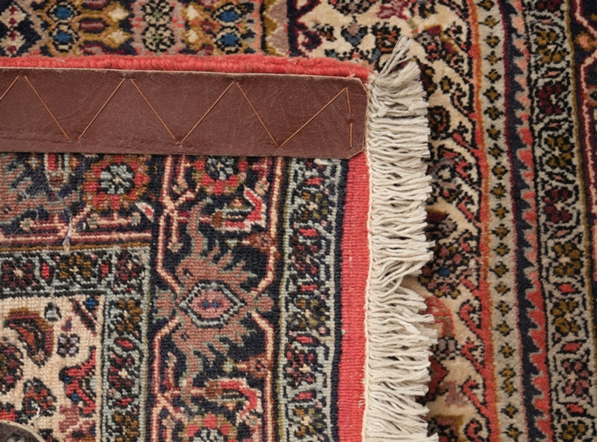 Herati bidjar, Iran, very fine weave, approx. 2.48 x 0.74 m - Image 2 of 2