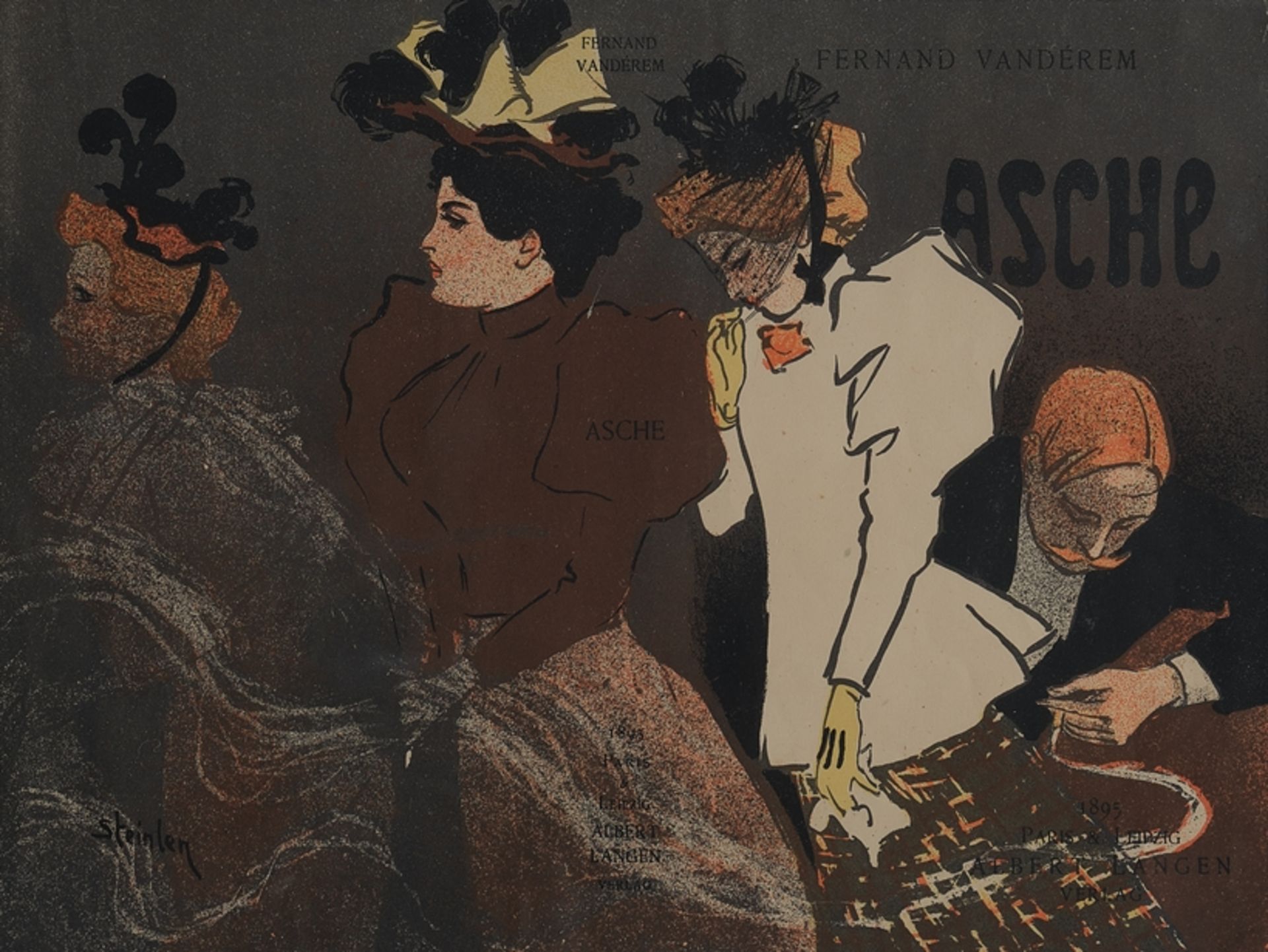 Steinlen, Théophile-Alexandre (Lausanne 1859 - 1923 Paris),(Lausanne 1859 - 1923 Paris),