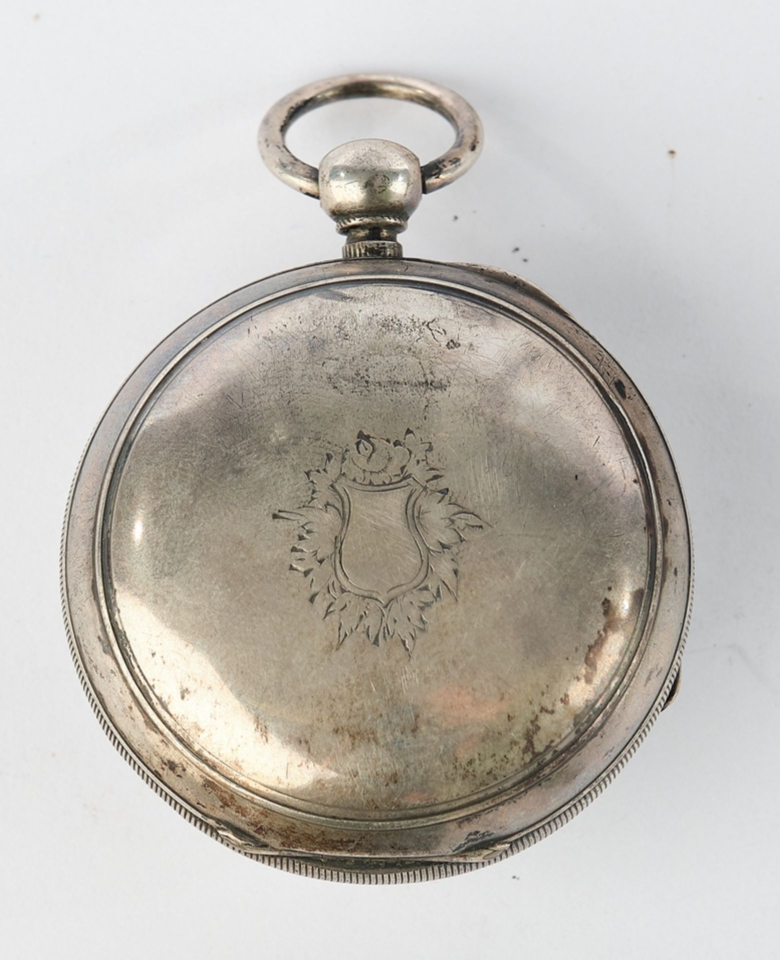 Pocket watch, Switzerland / France, 18th century, silver case, movement sign. "Tschiffely / Saine", - Image 3 of 6