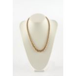 Collier, RG/GG 585, 43 cm lang, ca. 22.05 g