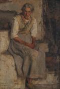 Boudry, Aloïs (1851 Ypern - 1938 Antwerpen, belgischer Genre-, Porträt- und Stilllebenmaler),