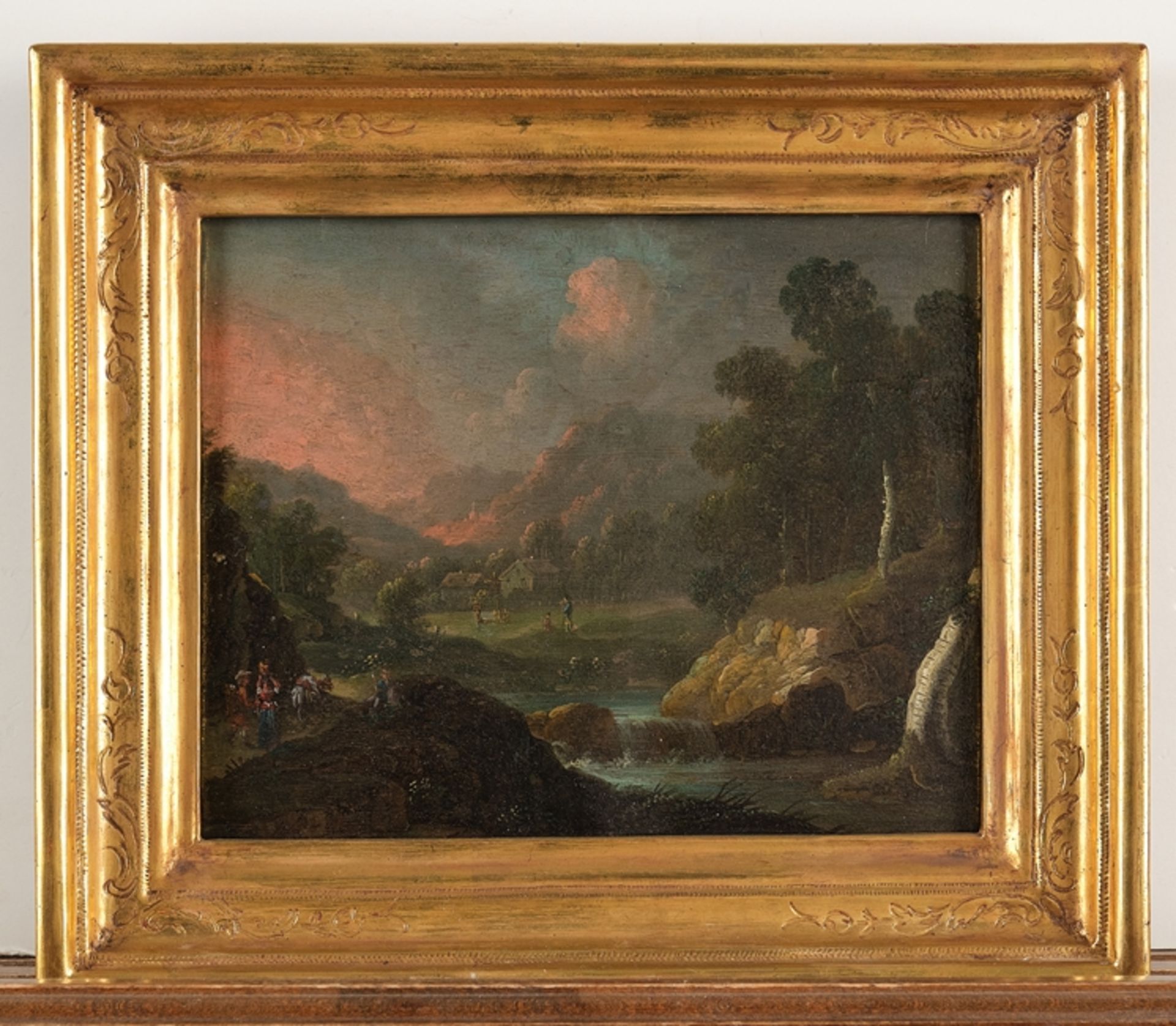 Landschaftsmaler (18. Jahrhundert), alt zugeschrieben an Pillement, Jean (1728 - 1808),  - Bild 2 aus 3