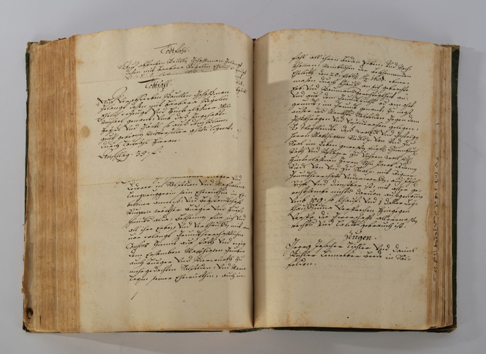 Book, Notelbuch (Austria 1654-1696),(Austria 1654-1696), copies of legal transactions in Mittersill - Image 5 of 6