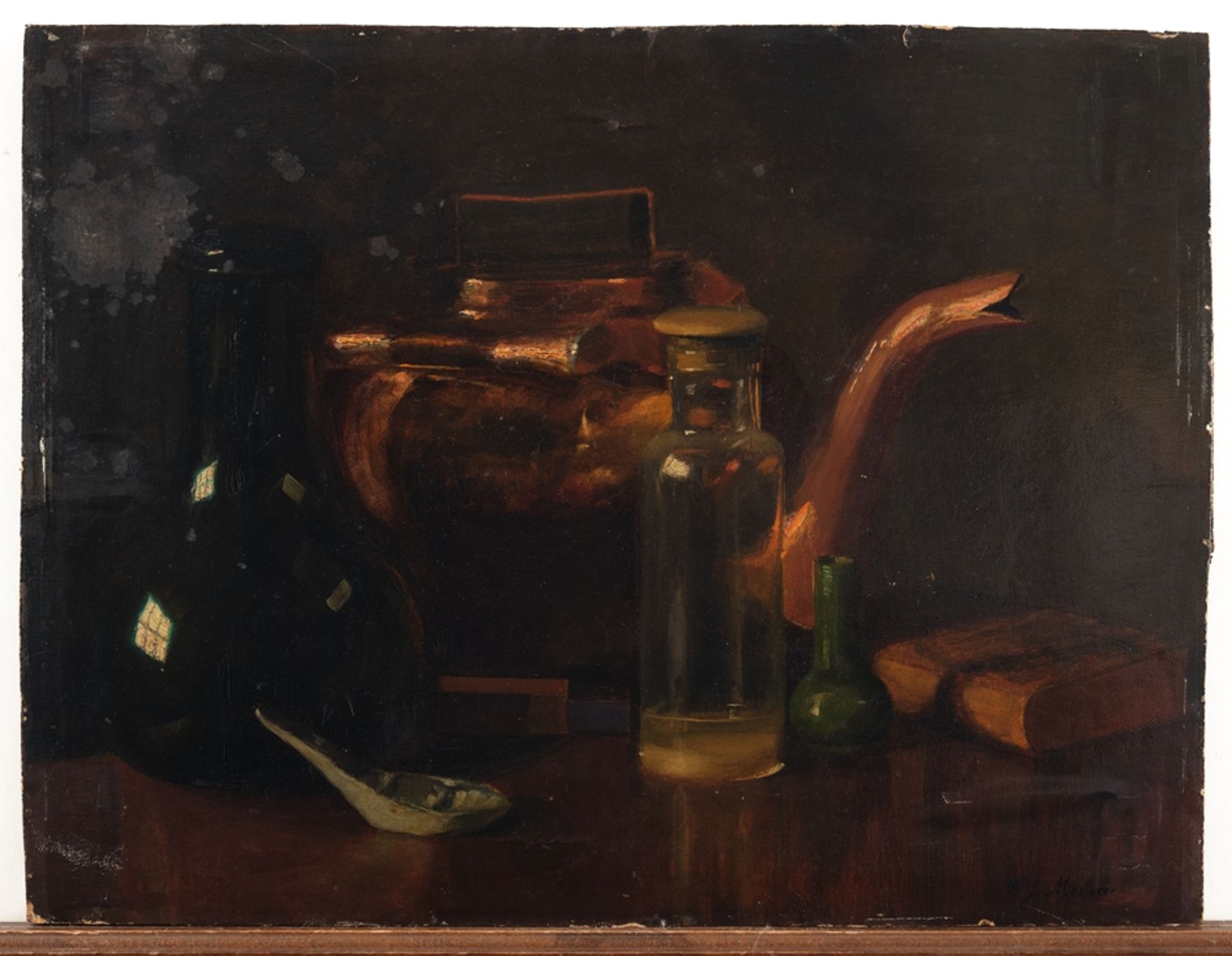 Martens, Willem Johannes (Amsterdam 1838 - 1895 Berlin, Bildnis-, Landschafts- und Genremaler, mehr - Bild 2 aus 4