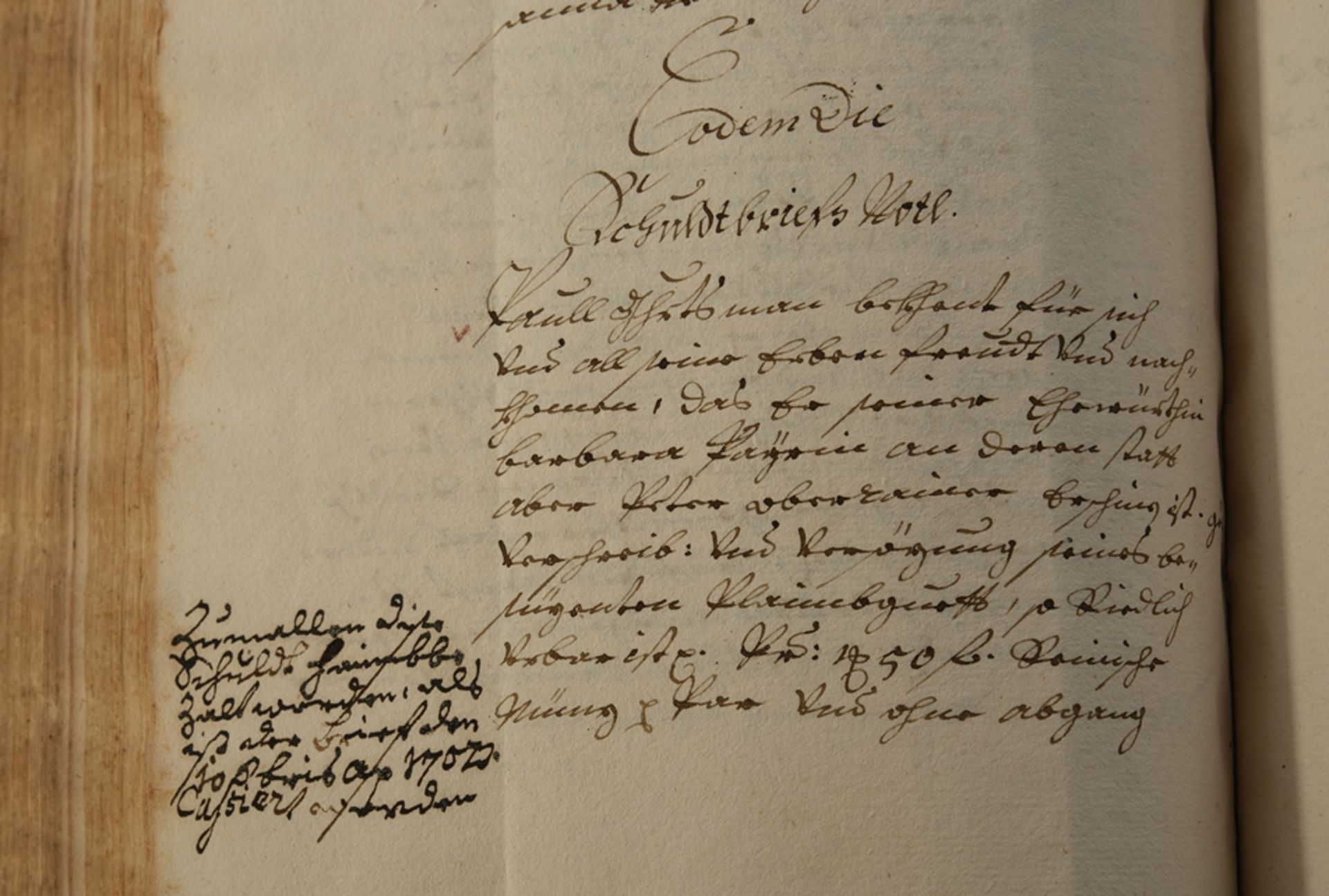 Book, Notelbuch (Austria 1654-1696),(Austria 1654-1696), copies of legal transactions in Mittersill - Image 4 of 6