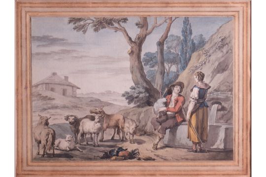 Huet, Jean-Baptiste (1745 Paris - 1811 ebenda, französischer Maler, Zeichner und Radierer) oder Umk - Bild 1 aus 7