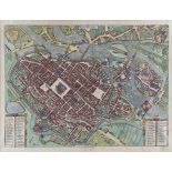 Braun/Hogenberg - Stadtplan "Wratislavia"