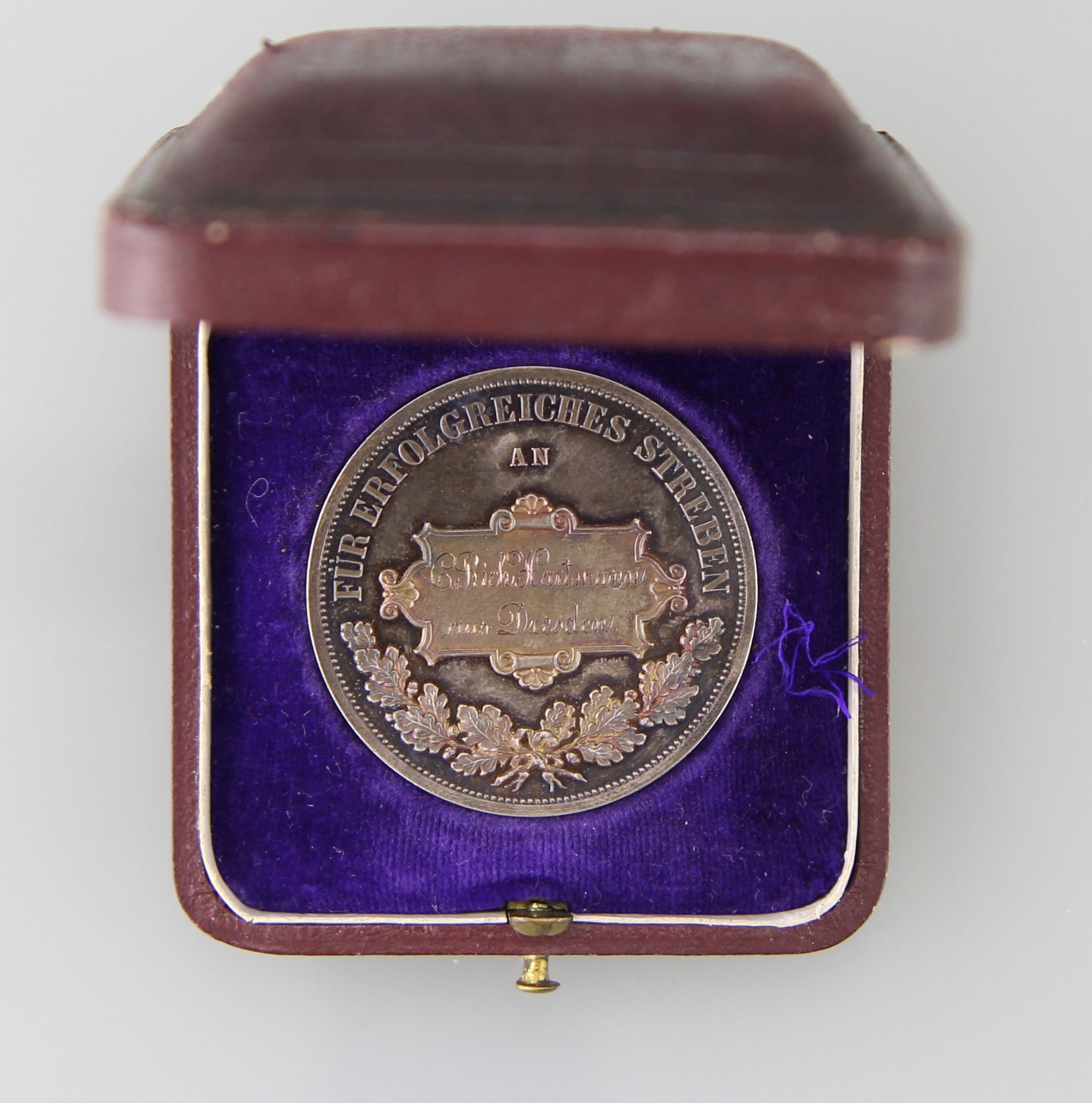 Medaille der Königlichen Baugewerkenschule Dresden "Für erfolgreiches Streben" - Image 2 of 2