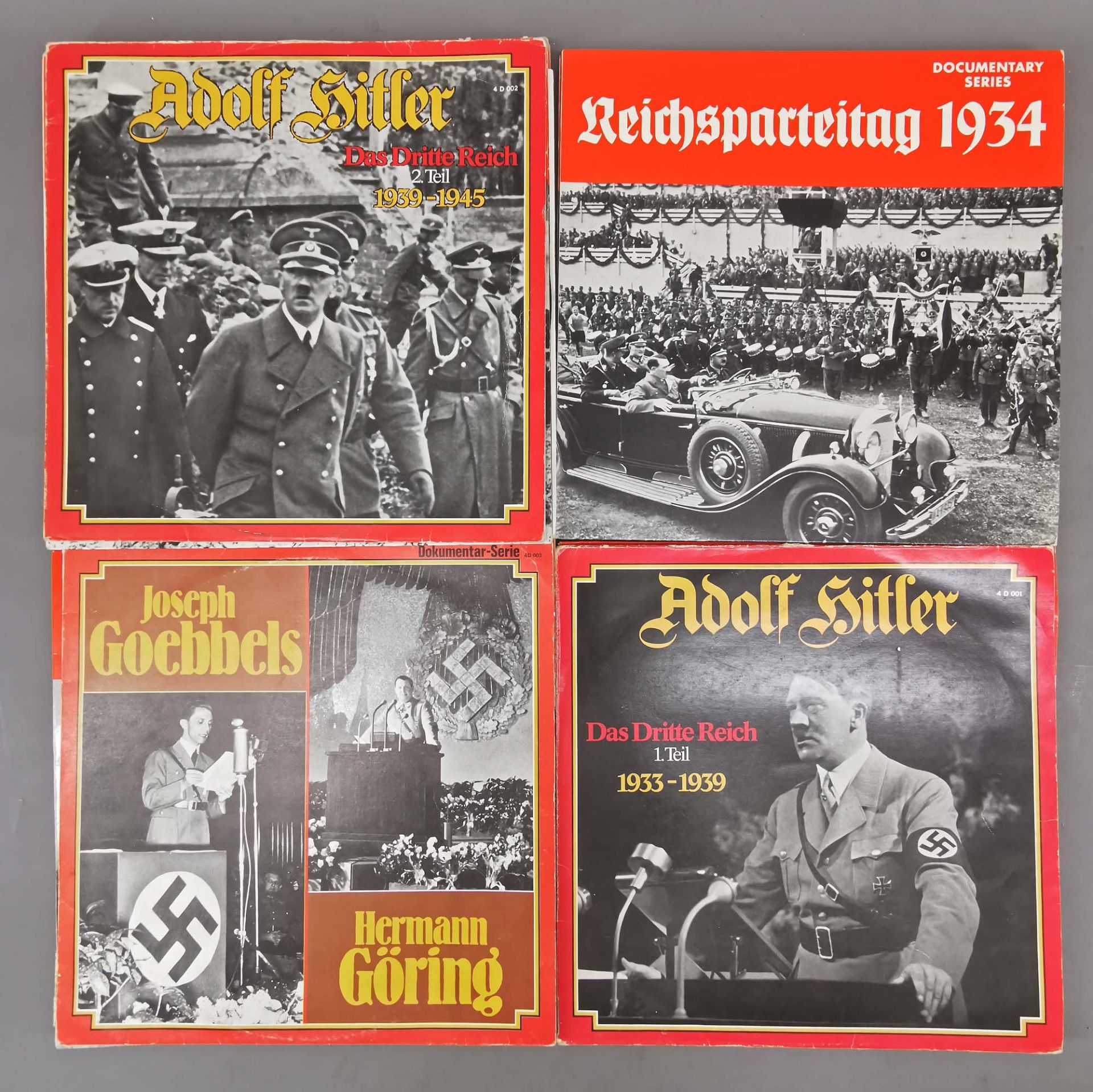 17 Dokumentar-Schallplatten Drittes Reich