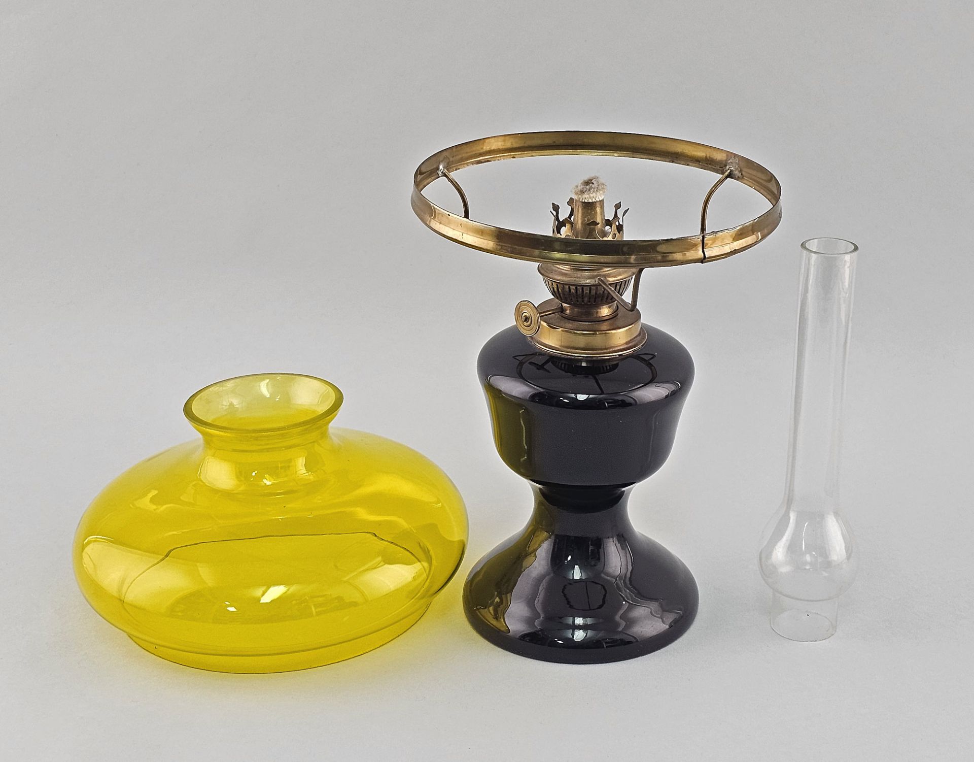 Glas-Petroleumlampe - Bild 3 aus 5