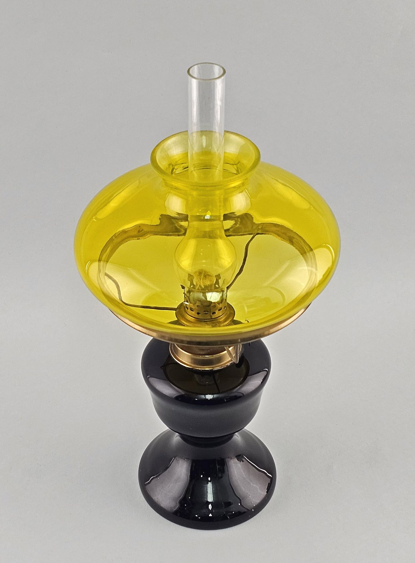 Glas-Petroleumlampe - Bild 2 aus 5