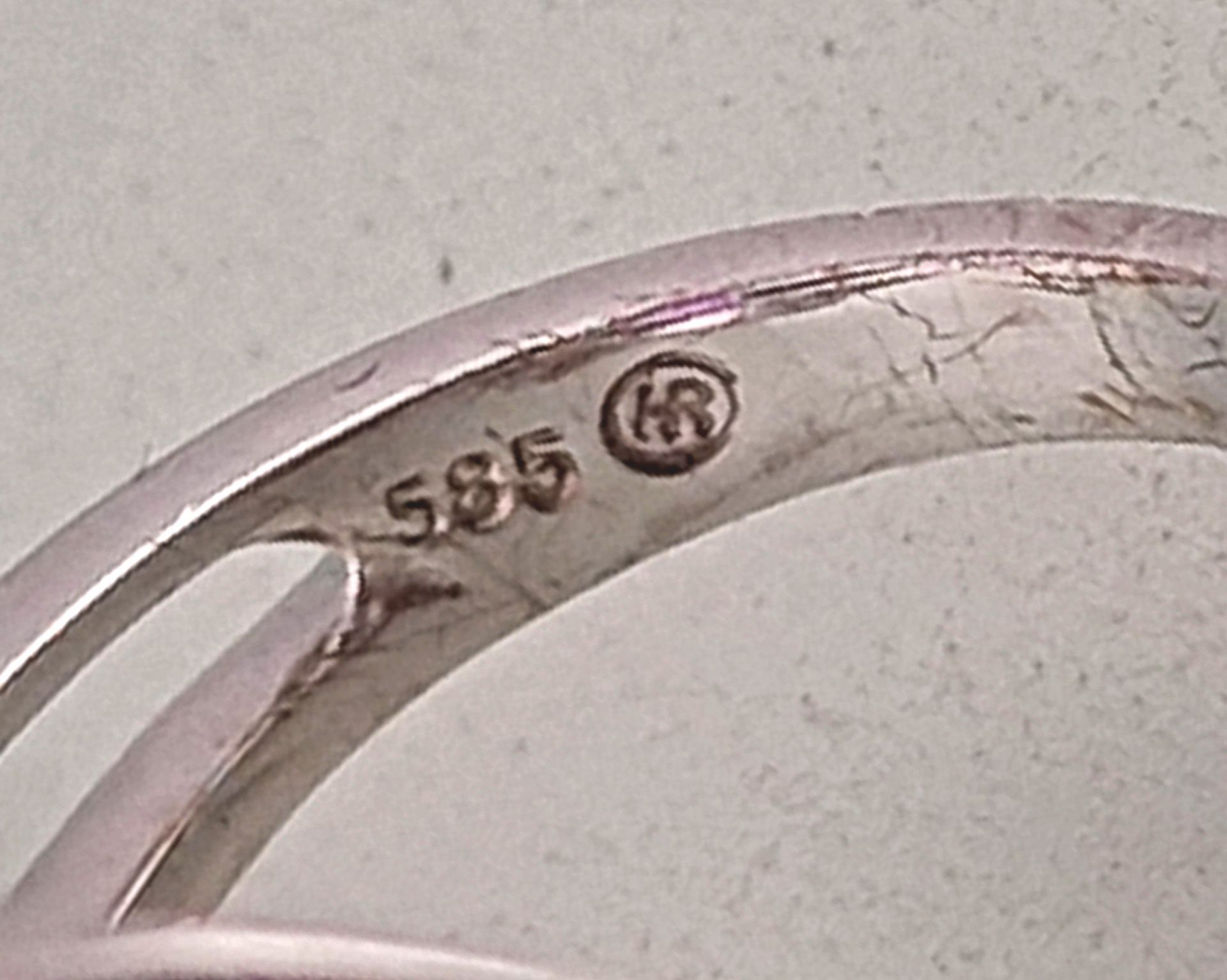 Üppiger Amethyst-Brillant-Ring - Image 5 of 5
