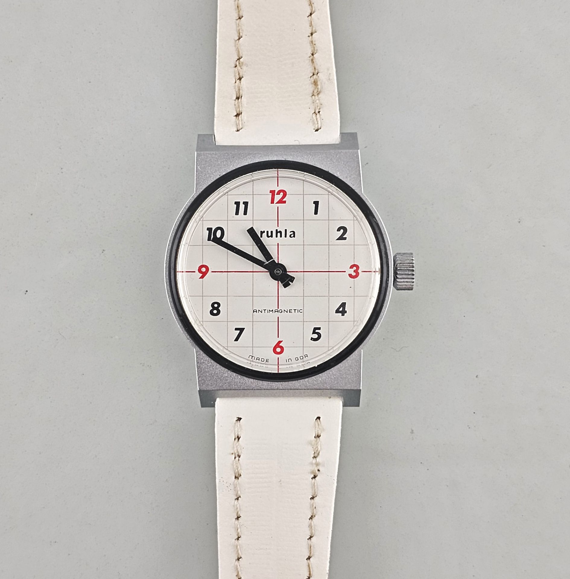 Herren-Armbanduhr Ruhla 80er Jahre Design - Image 3 of 4