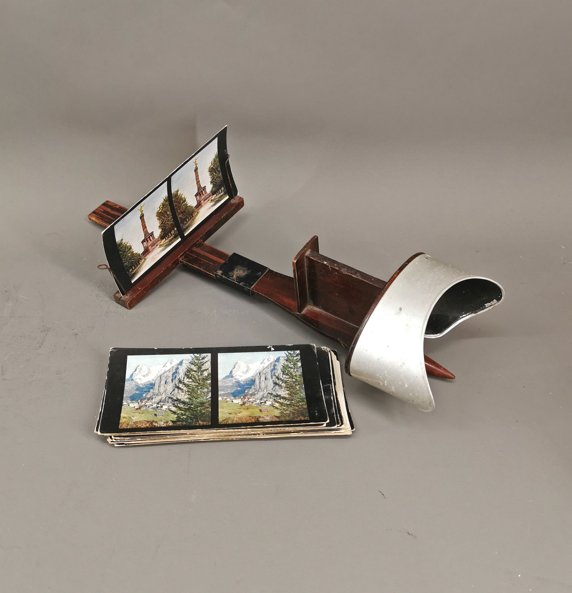 Stereoskop mit 30 Papierstereobilder - Bild 3 aus 3