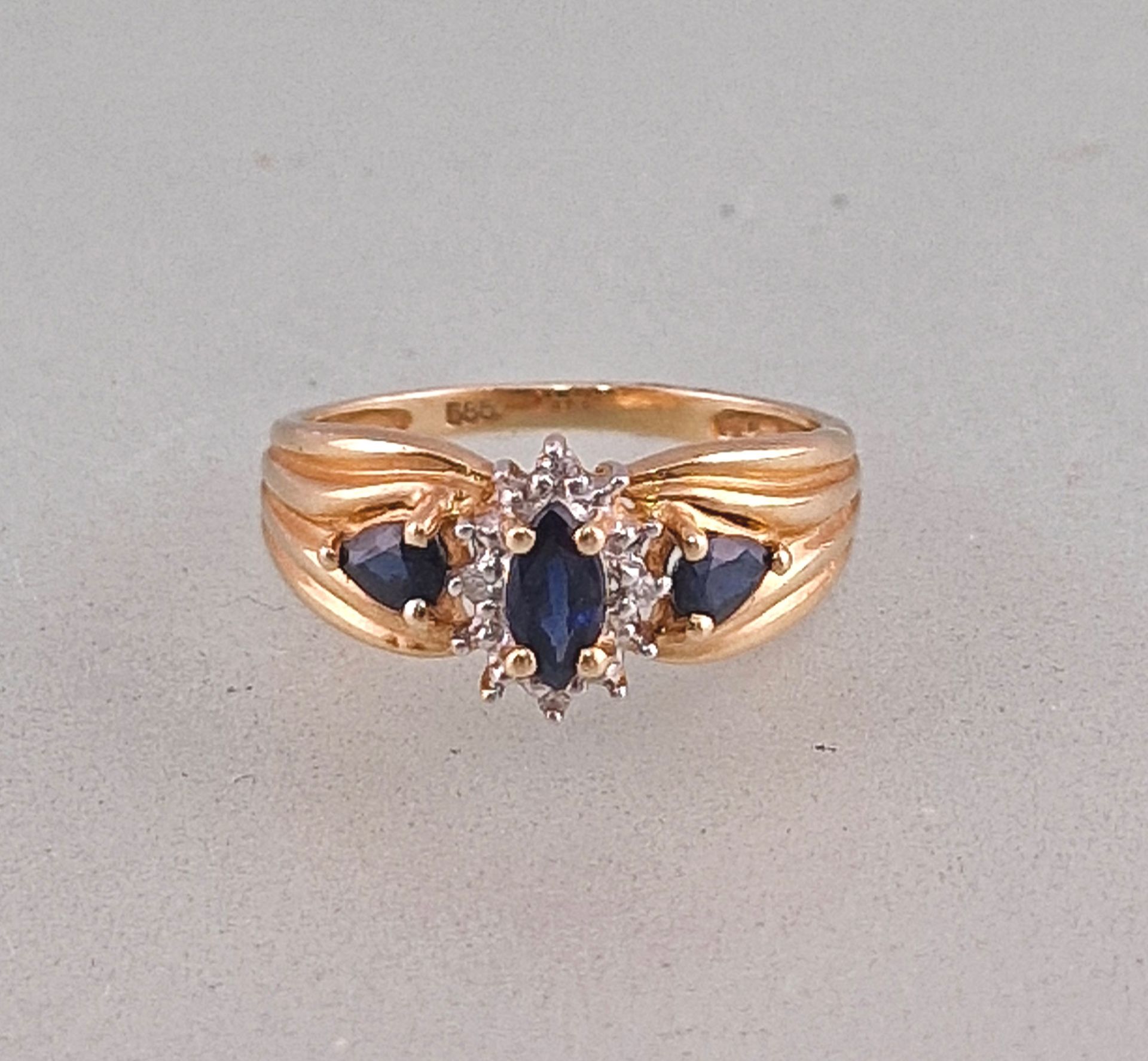 Brillant-Saphir-Ring - Image 3 of 6