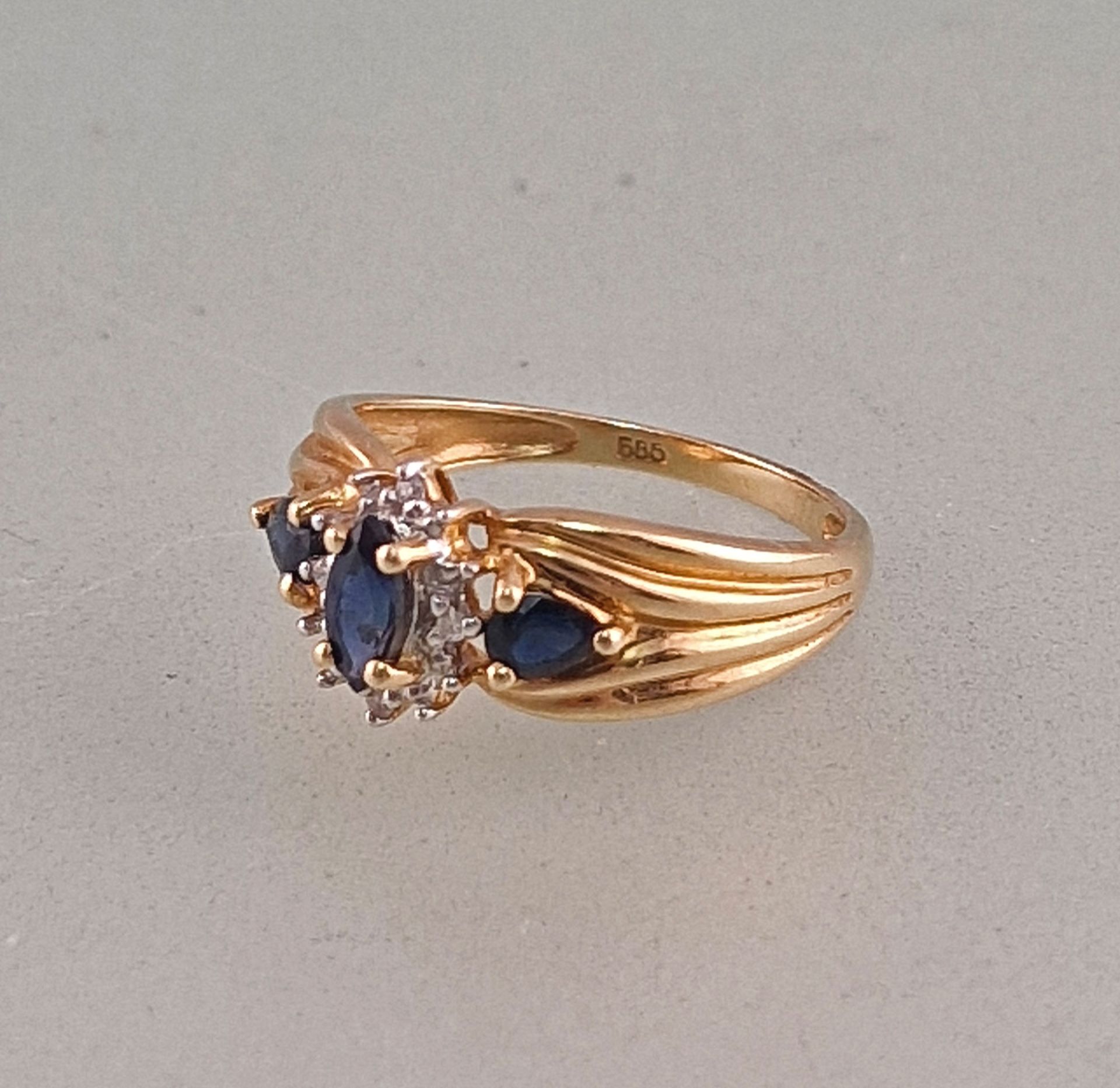 Brillant-Saphir-Ring - Image 2 of 6