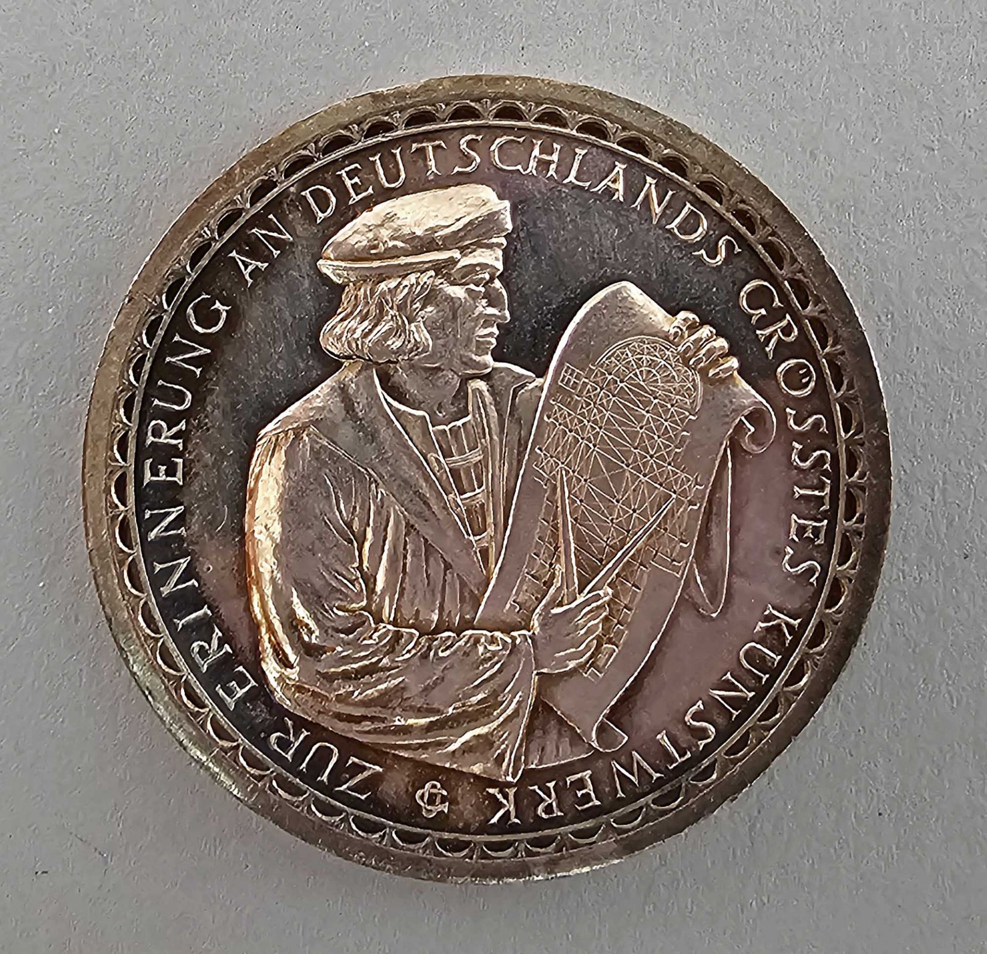 Silber-Medaille 1928 Köln - Der deutsche Dom 1248 - 1928 - Image 2 of 2