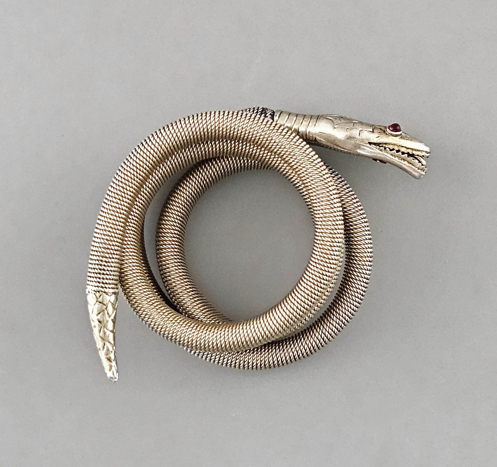 Silbernes Schlangen-Armband  - Bild 3 aus 5