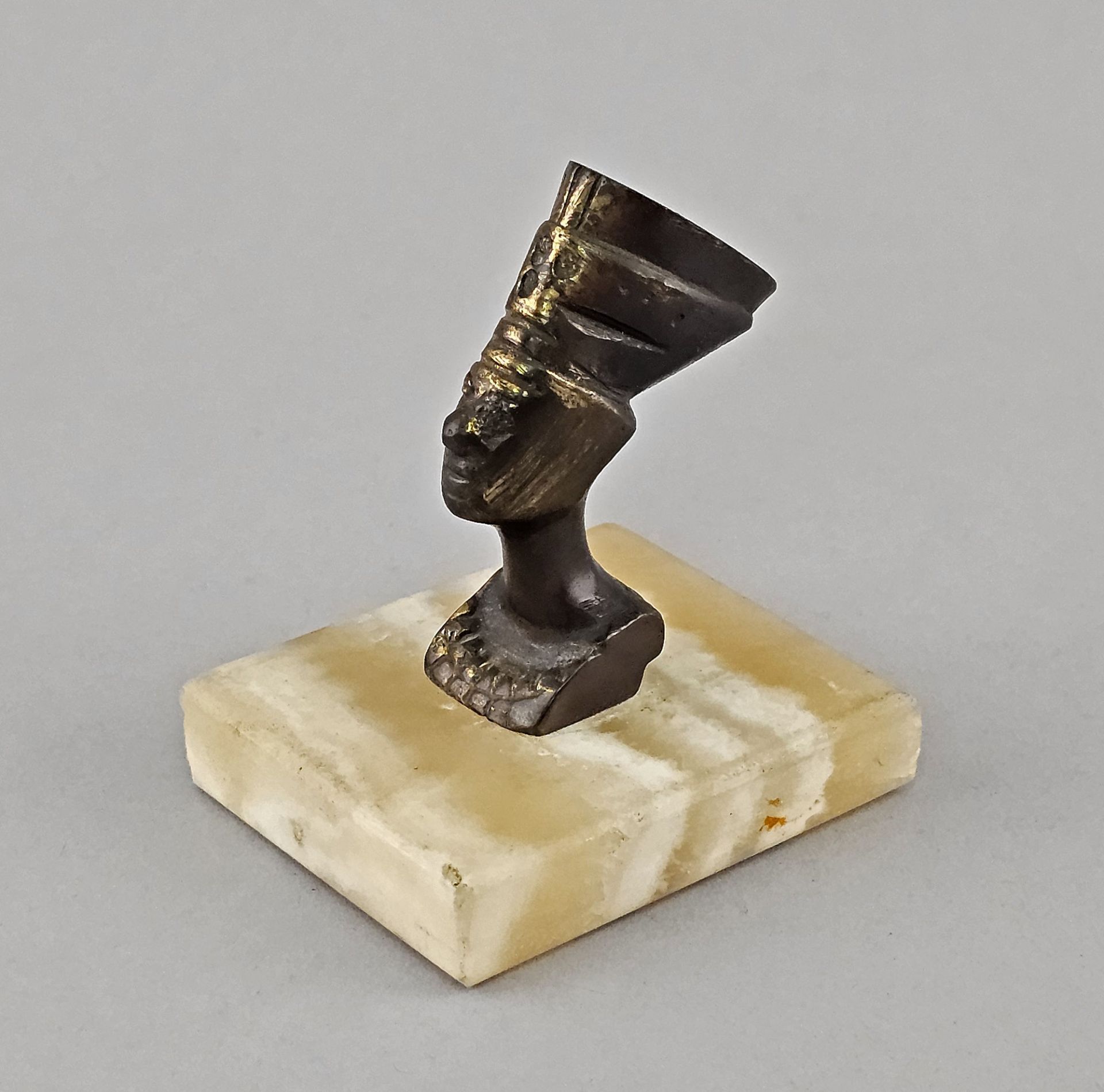 kleine Bronze Cleopatra-Büste - Image 2 of 4