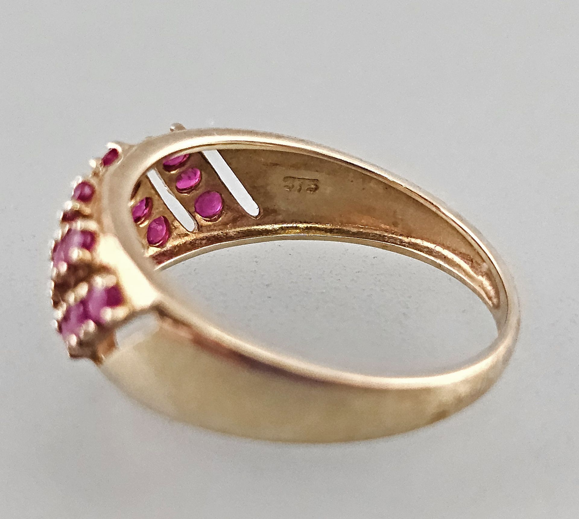 Goldener Rubin(?)-Ring - Image 4 of 4