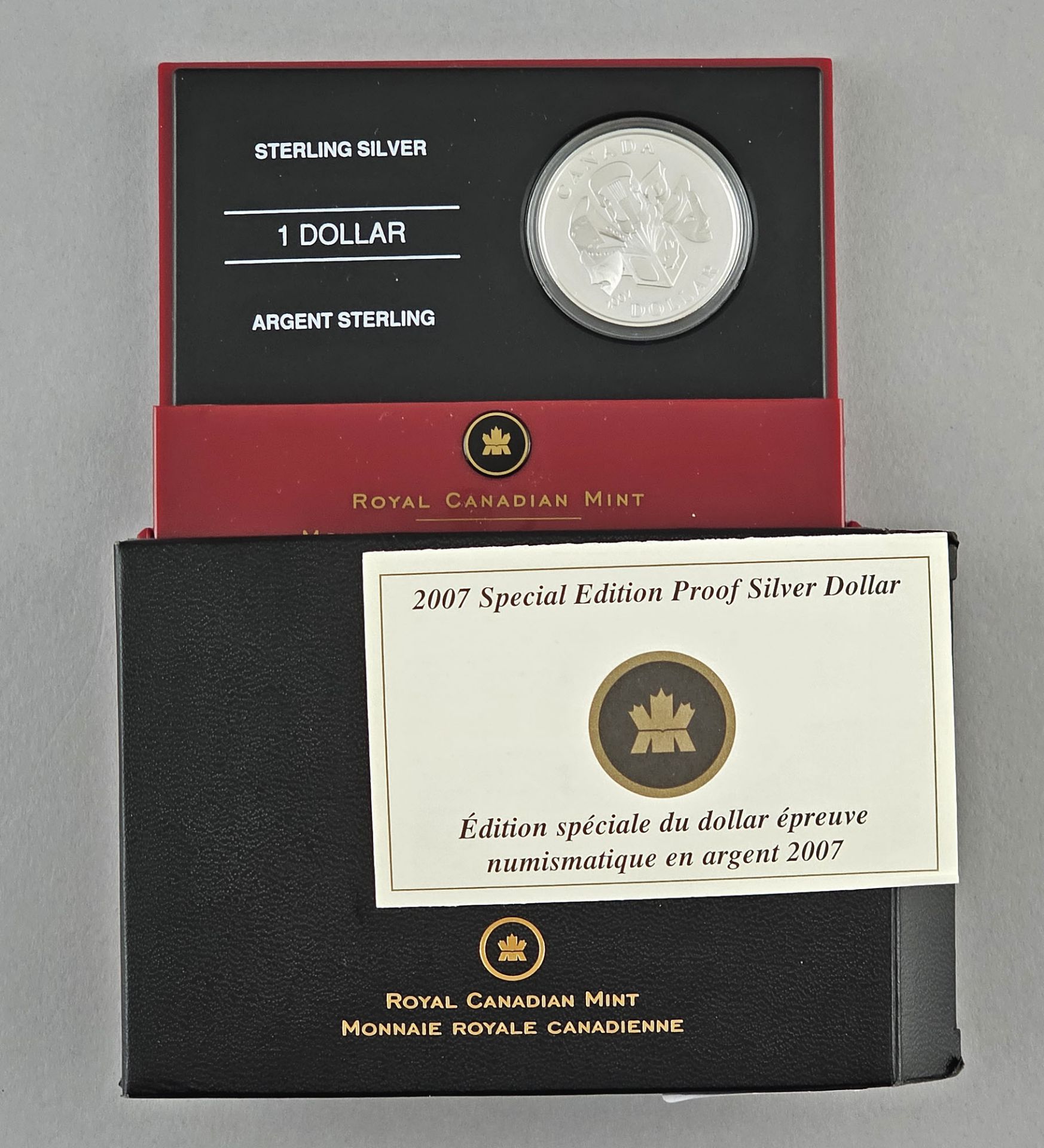 1 Canada Dollar 2007 925er Silber