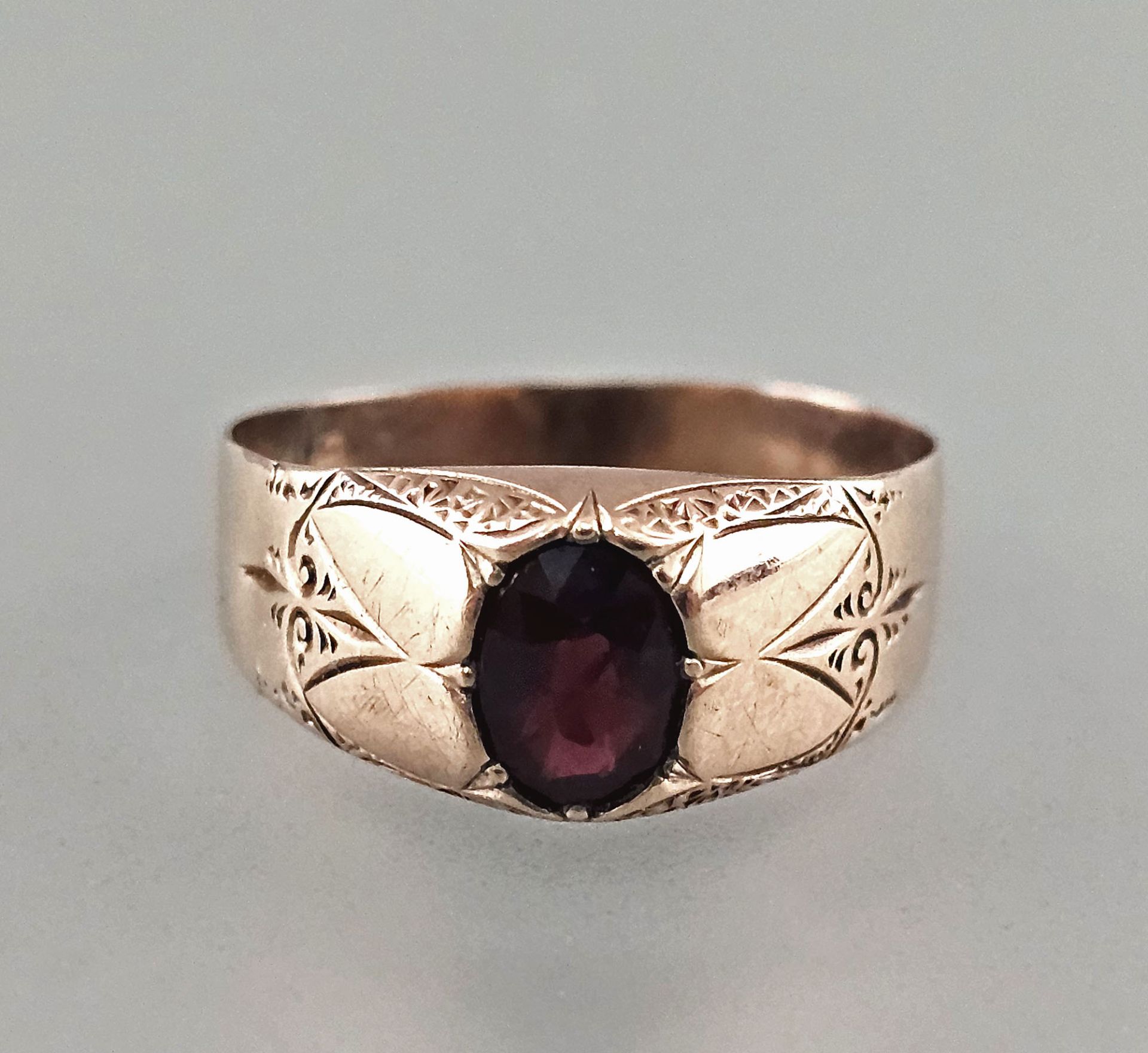 Antiker Granat-Ring - Image 3 of 3