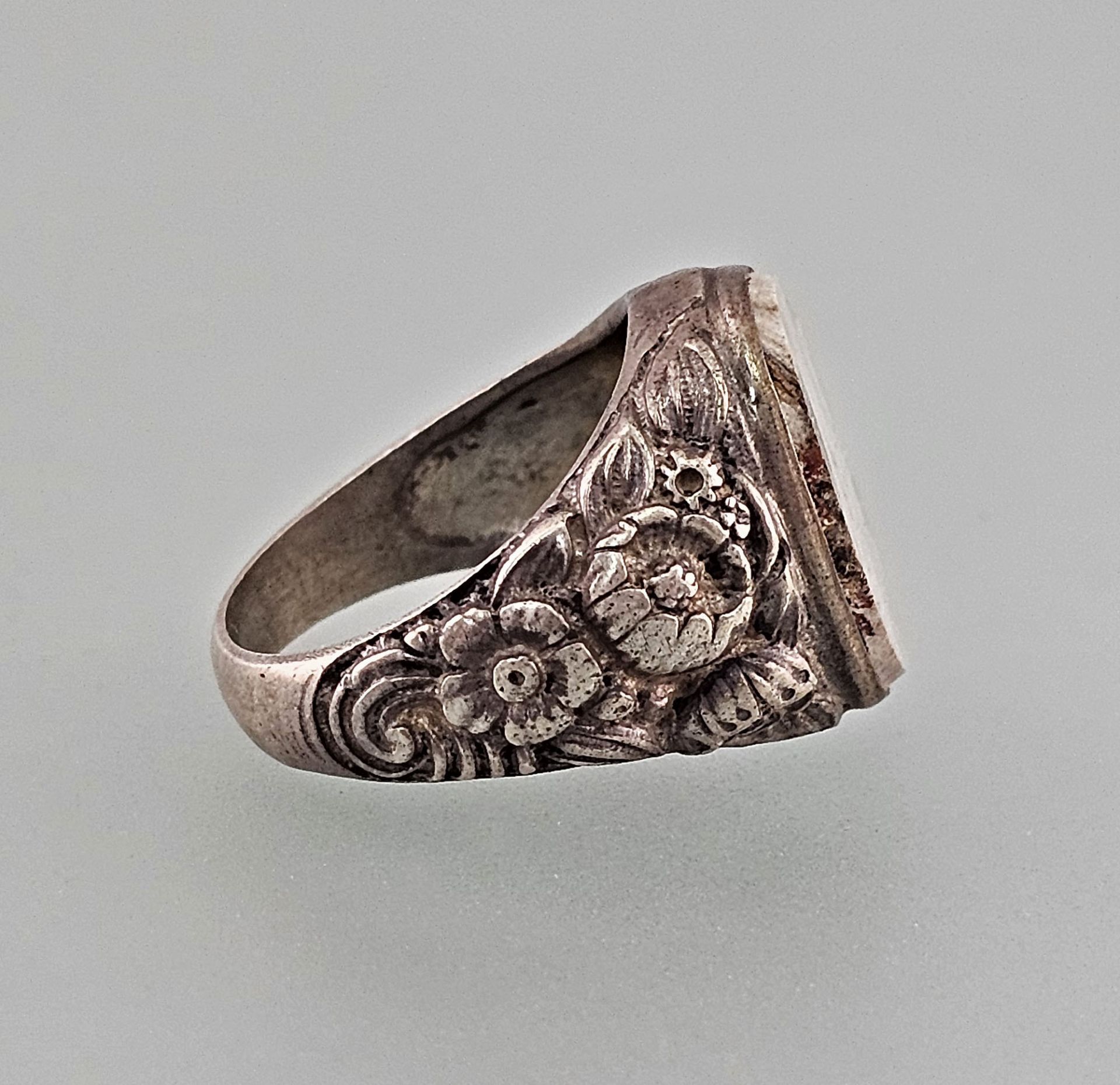 Silberner Siegel-Ring - Image 3 of 5