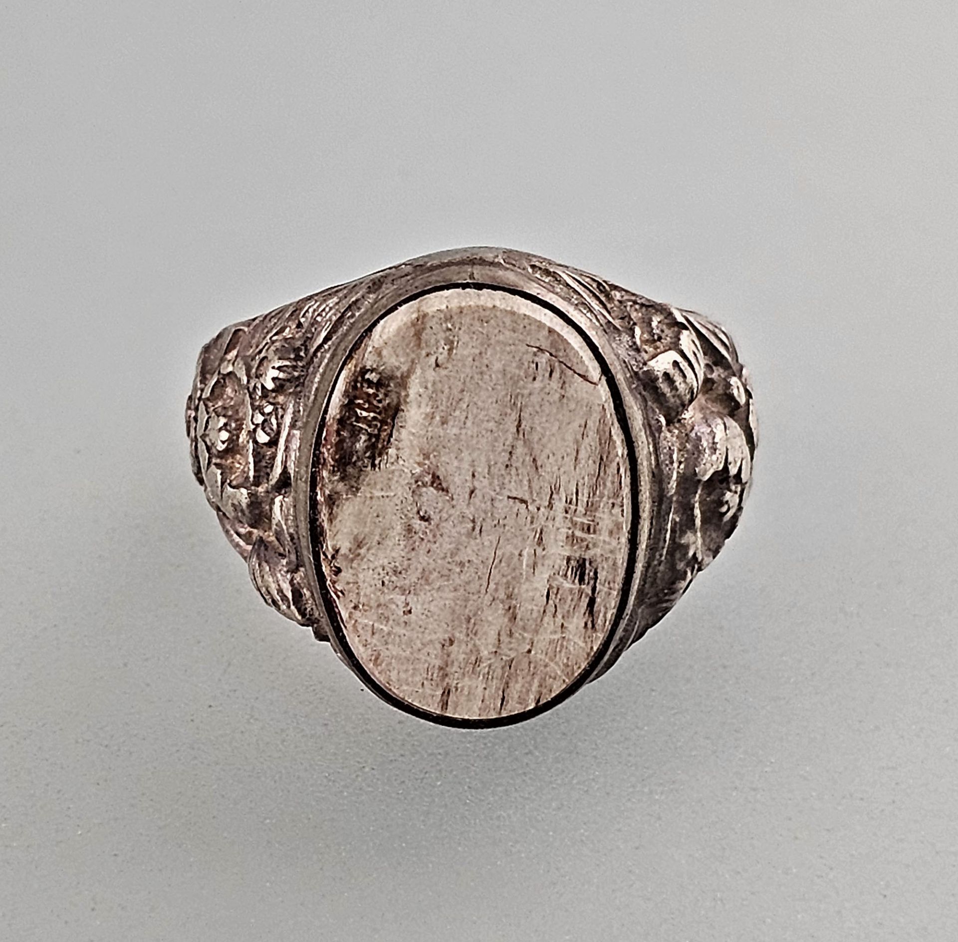 Silberner Siegel-Ring - Image 2 of 5