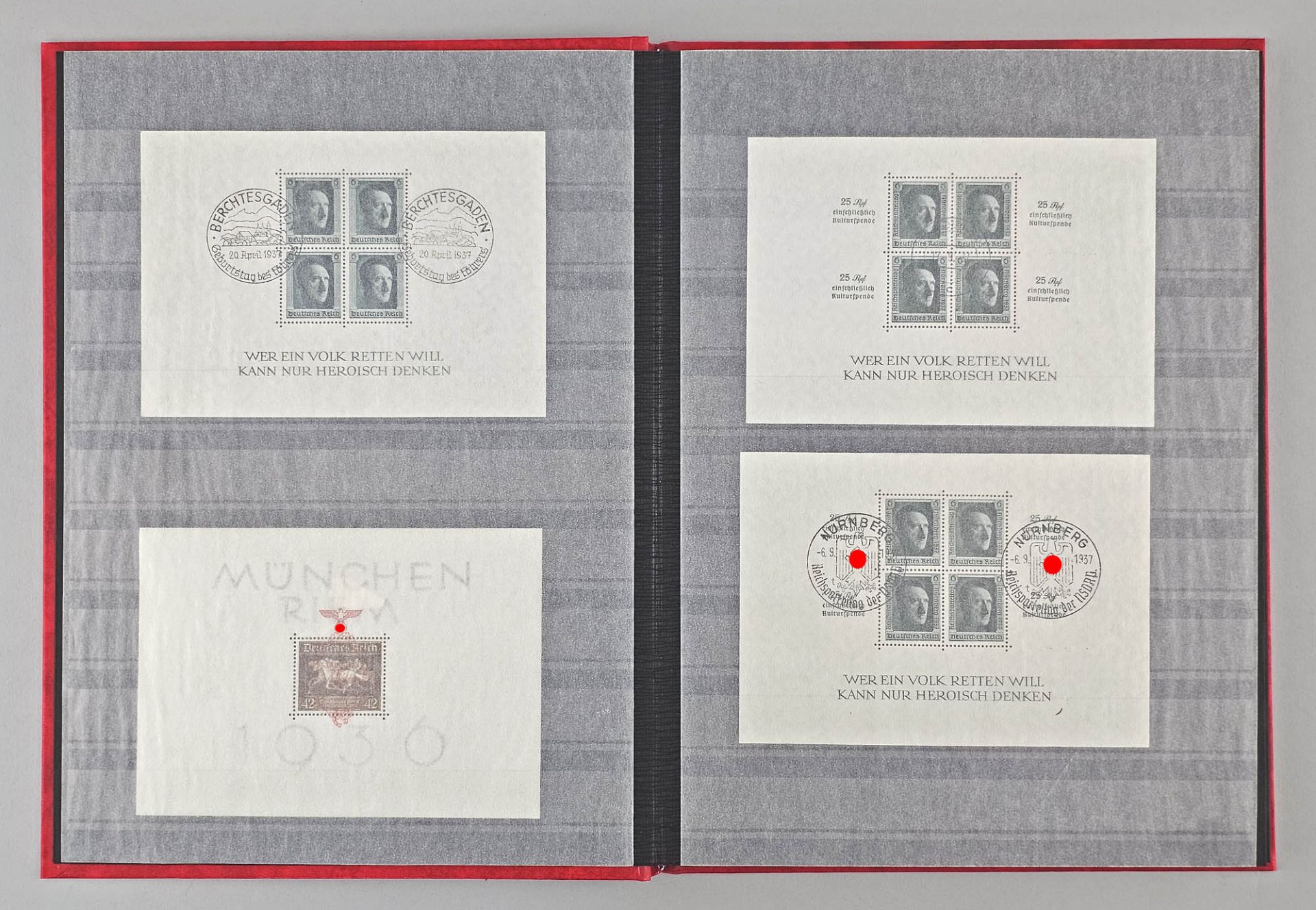 Briefmarken-Album Deutsches Reich - Image 3 of 3