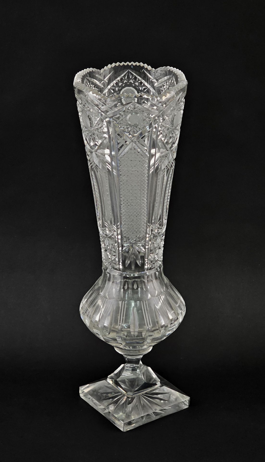 große Kristall-Vase - Bild 2 aus 3