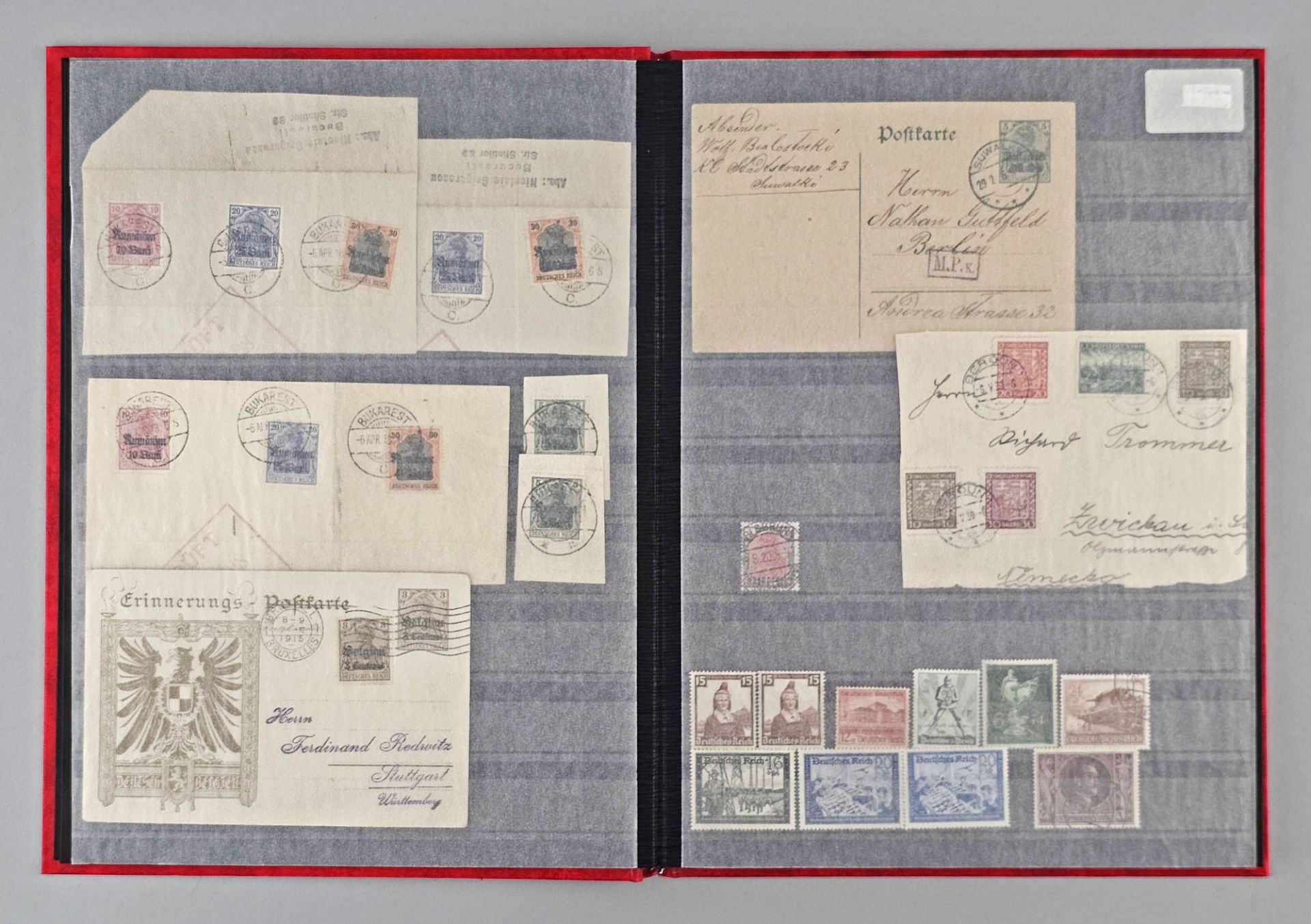 Briefmarken-Album Deutsches Reich - Bild 2 aus 3