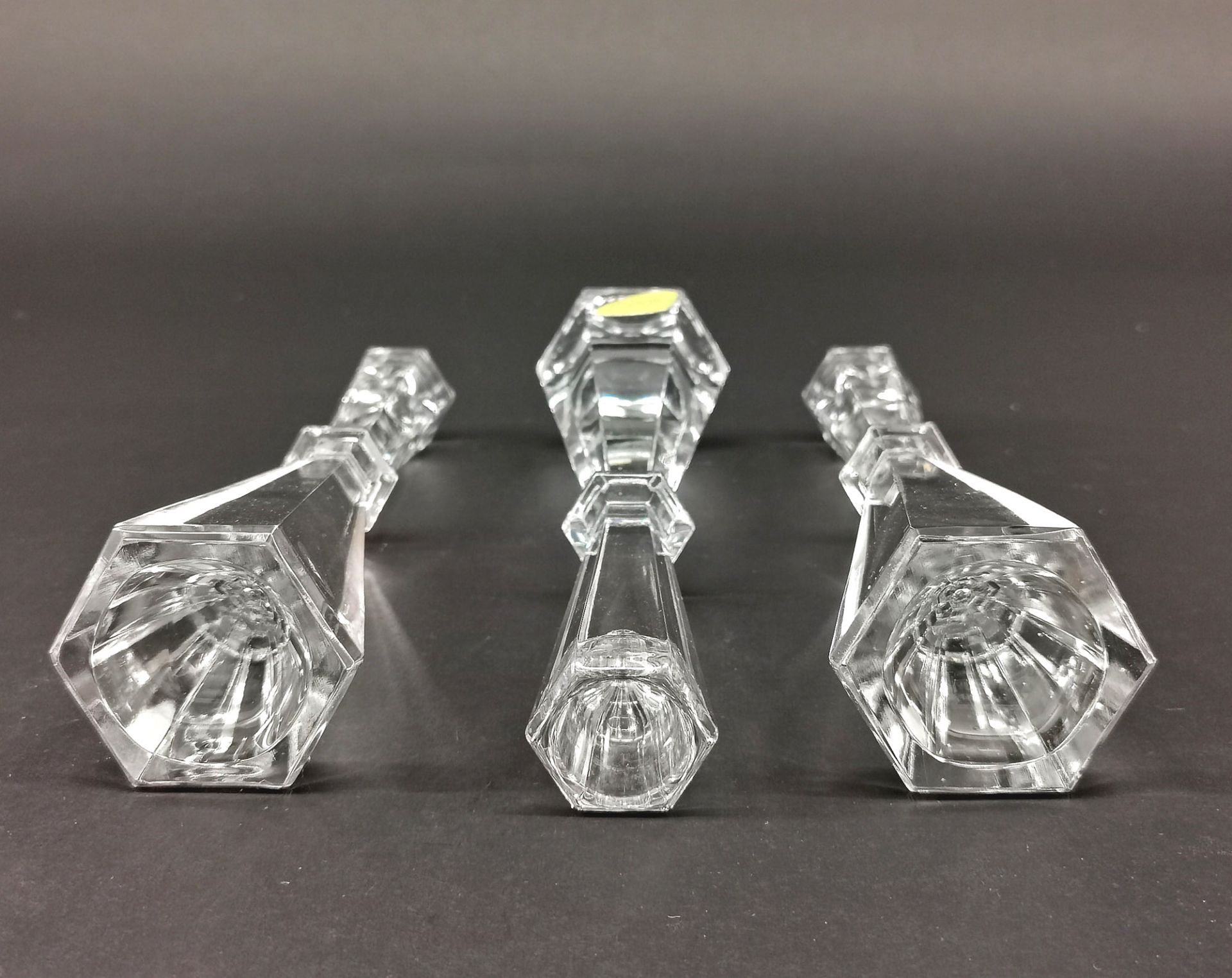 3 Kristall-Kerzenständer - Image 3 of 3