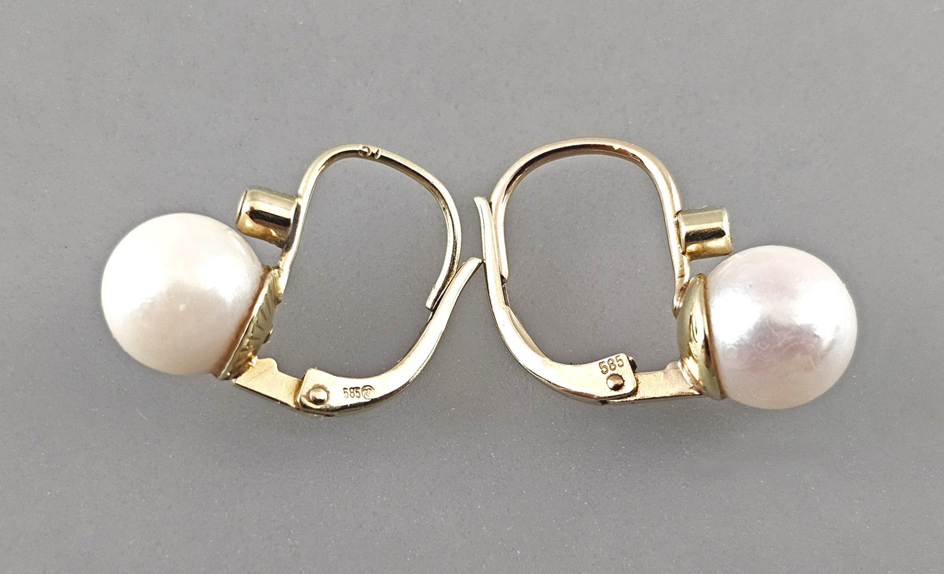 Paar Perlen-Ohrringe  - Bild 4 aus 4